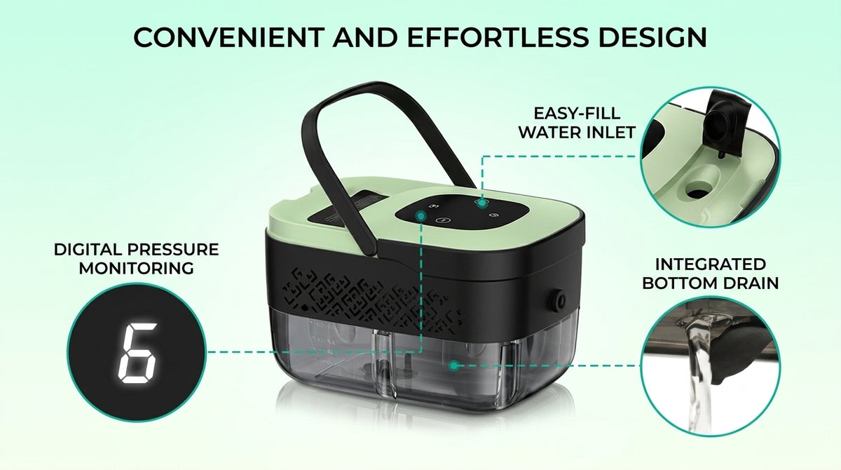 Ayuvigour Portable Steam Cleaner - 1.25L, 16 Accessories