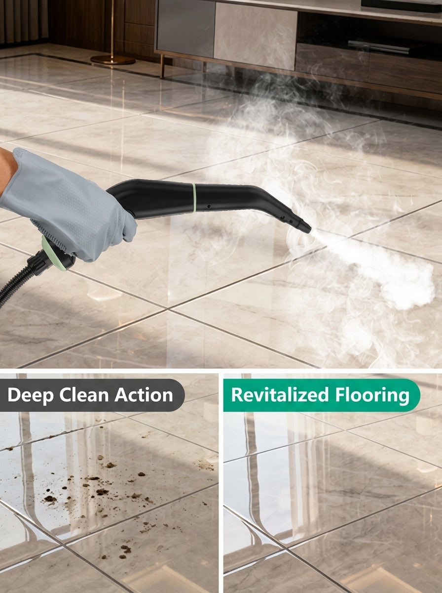 Ayuvigour Portable Steam Cleaner - 1.25L, 16 Accessories