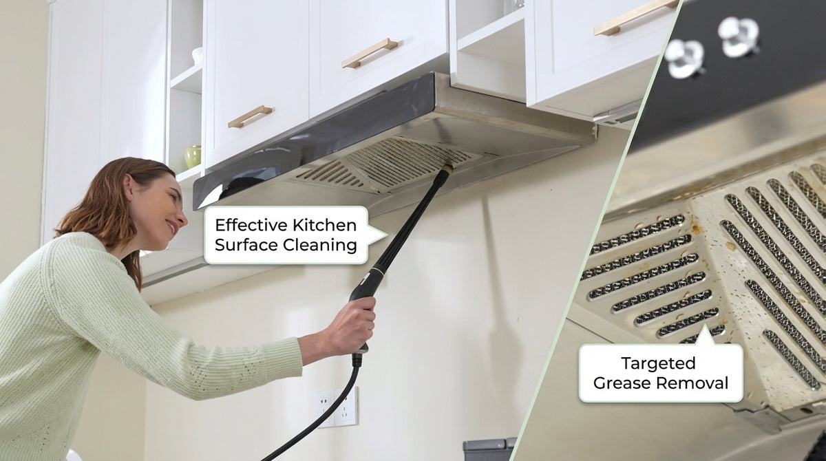 Ayuvigour Portable Steam Cleaner - 1.25L, 16 Accessories