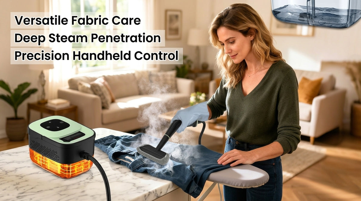 Ayuvigour Portable Steam Cleaner - 1.25L, 16 Accessories