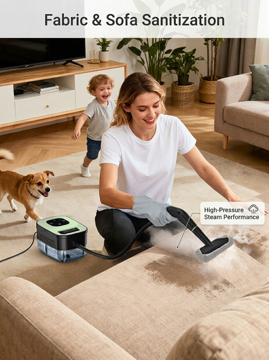 Ayuvigour Portable Steam Cleaner - 1.25L, 16 Accessories