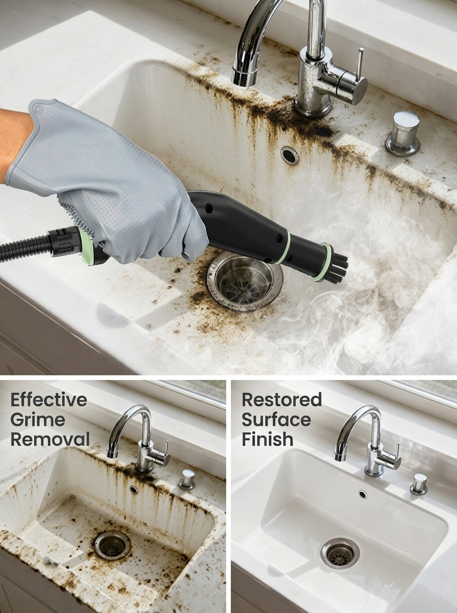 Ayuvigour Portable Steam Cleaner - 1.25L, 16 Accessories