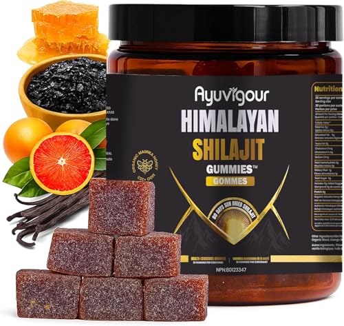 Ayuvigour Shilajit Gummies with Fulvic Acid - 30ct