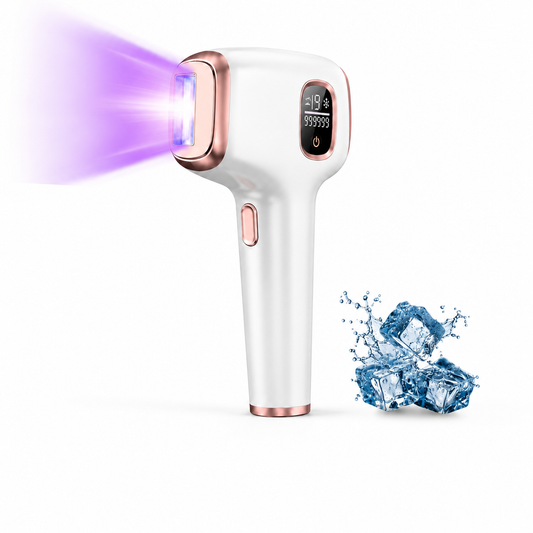 Ayuvigour™ IceCool IPL Hair Removal Device with Ice Cooling Technology