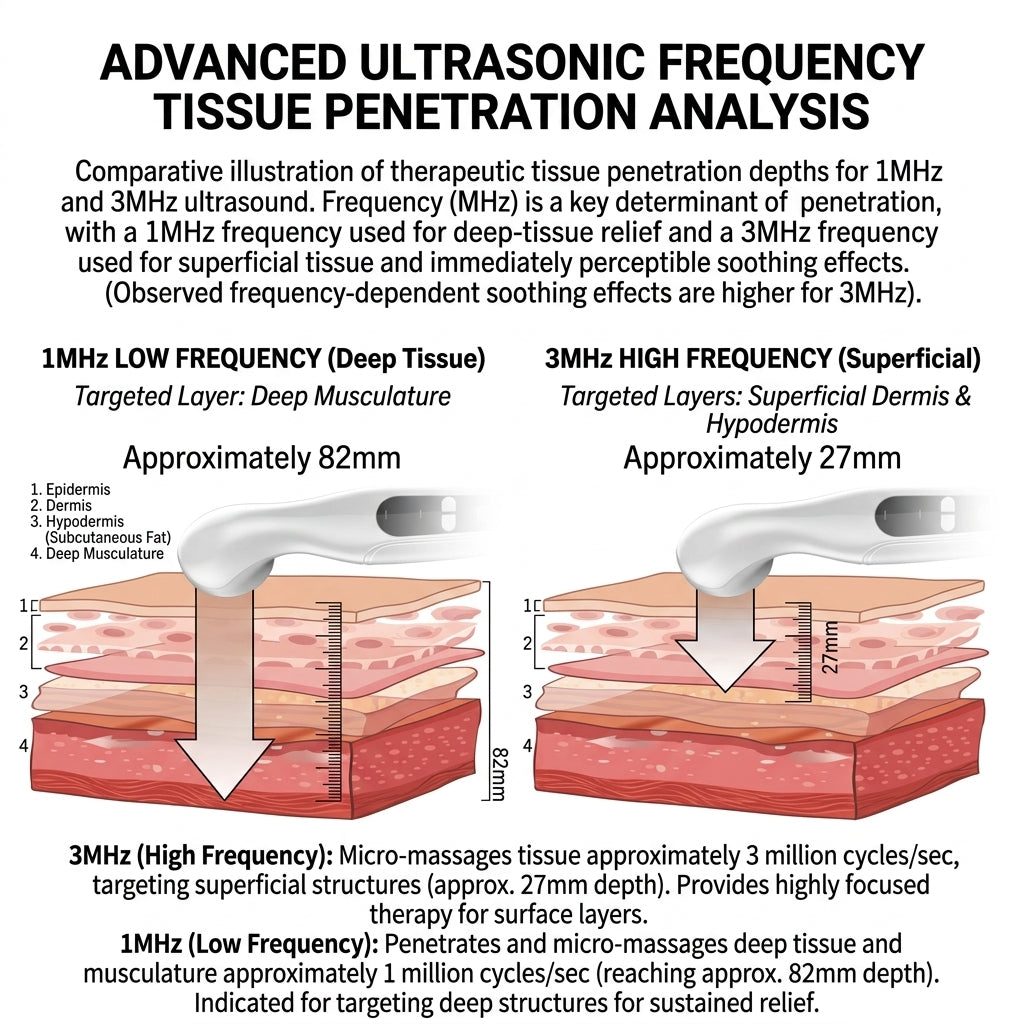 Ultrasonic Physiotherapy Instrument Joint and Bone Healing Physical Therapy